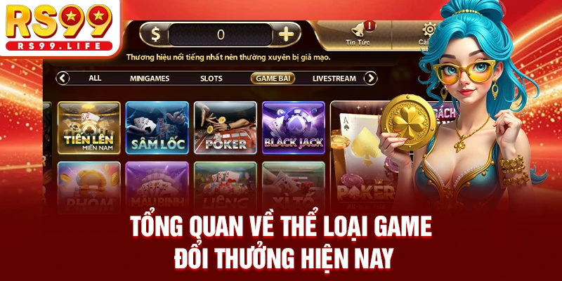 Tổng quan về thể loại game đổi thưởng hiện nay